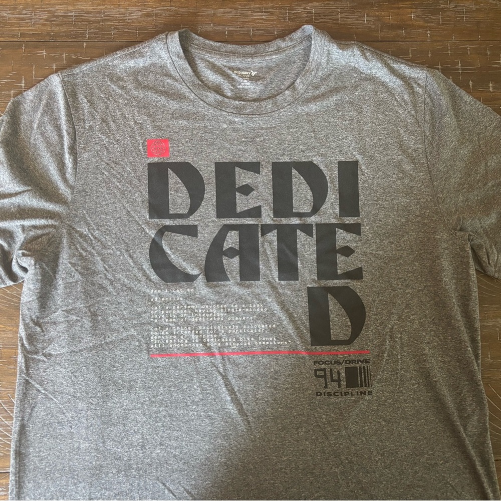 Old Navy Gray and Black Short Sleeve Tees